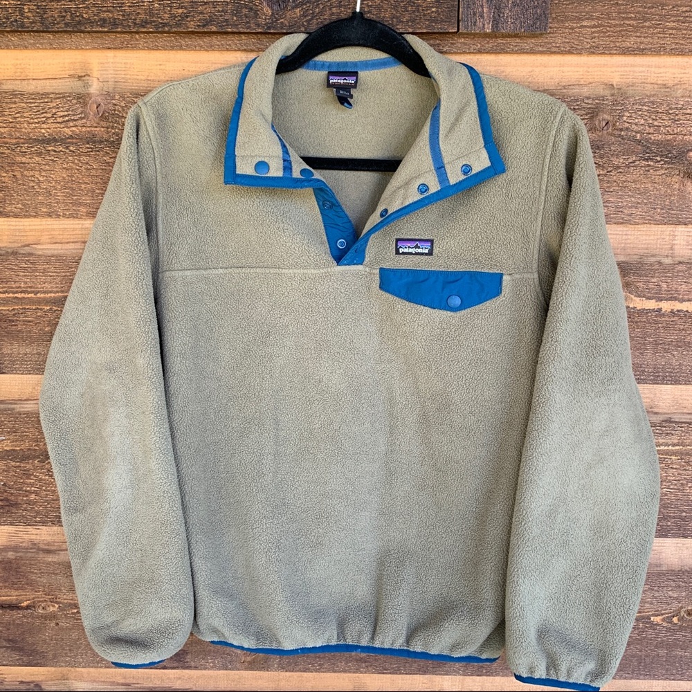 Patagonia Brown and Blue Synchilla